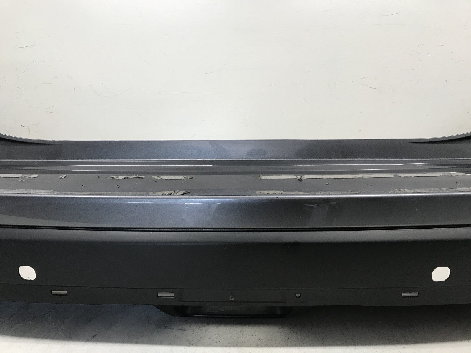 Rear Bumper Cover Nissan Rogue S/SL/SV/SV Hyb/SL Hyb w/Sensor Holes 17 2018 OEM