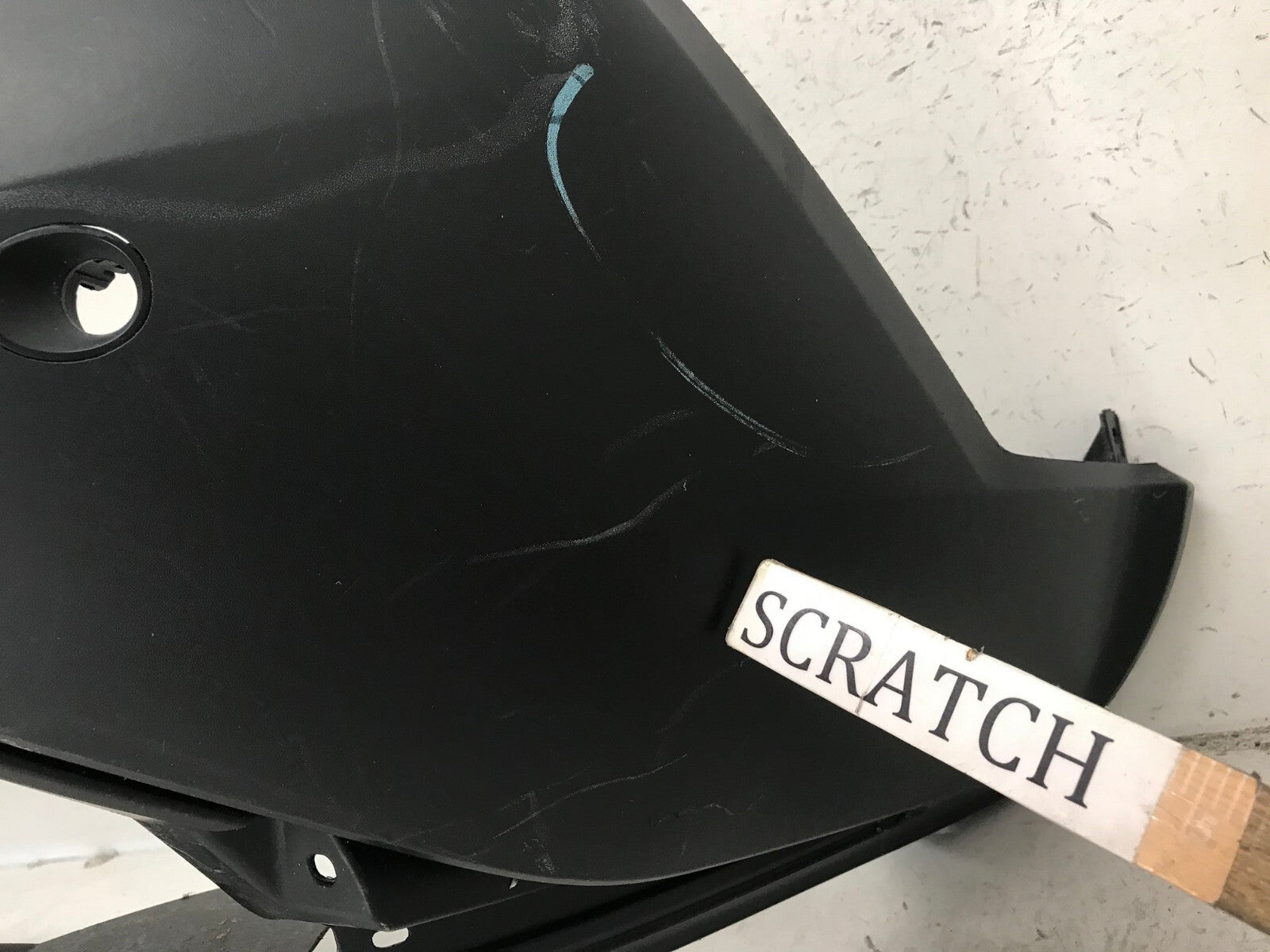 Rear Bumper Cover Black 2021-2022 Nissan Rogue Sport S/SV/SL w/Sensor Holes OEM