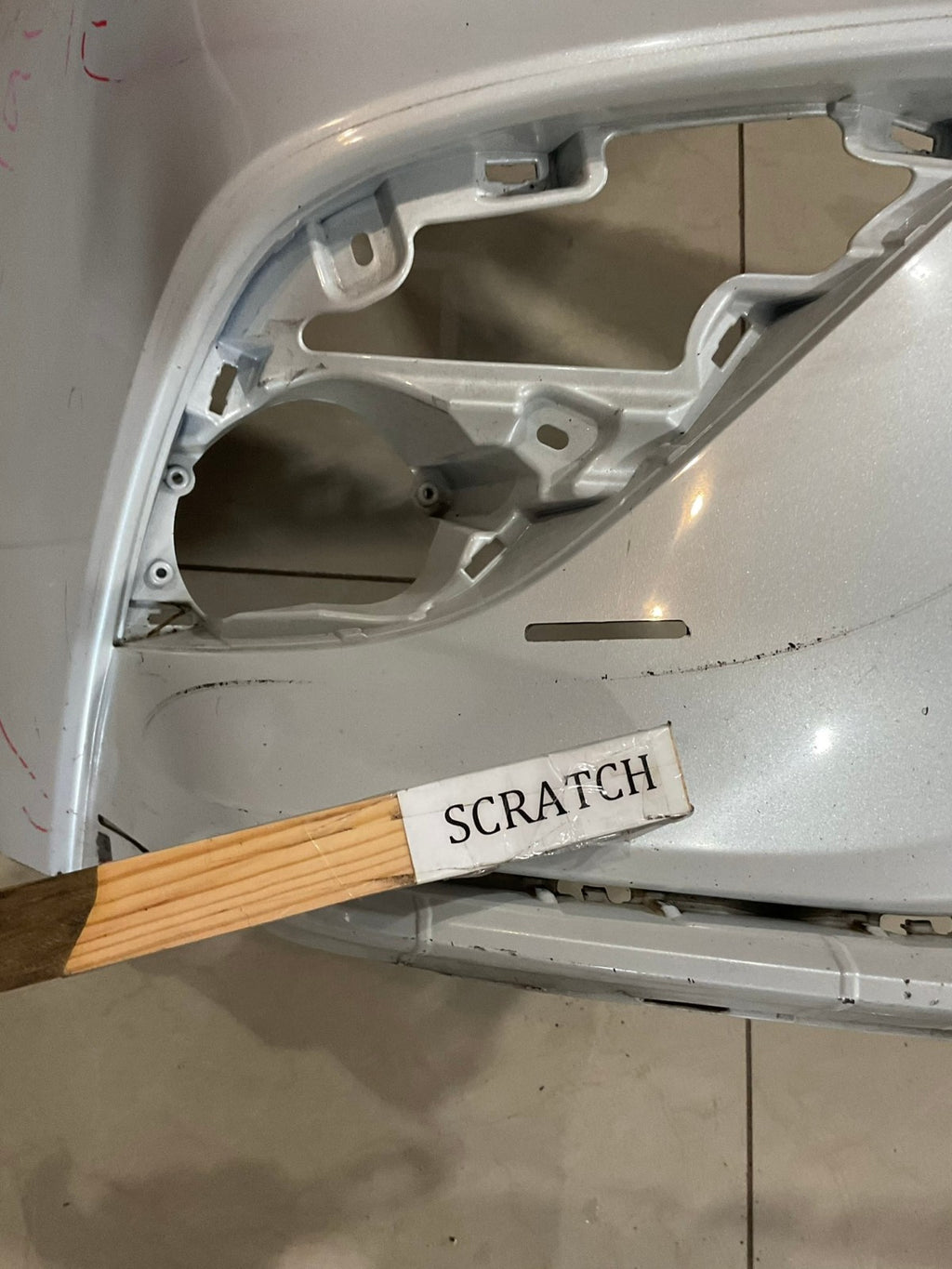 Front Bumper Cover White Toyota Camry SE XSE Hybrid SE 18 2019 52119+06E20 OEM
