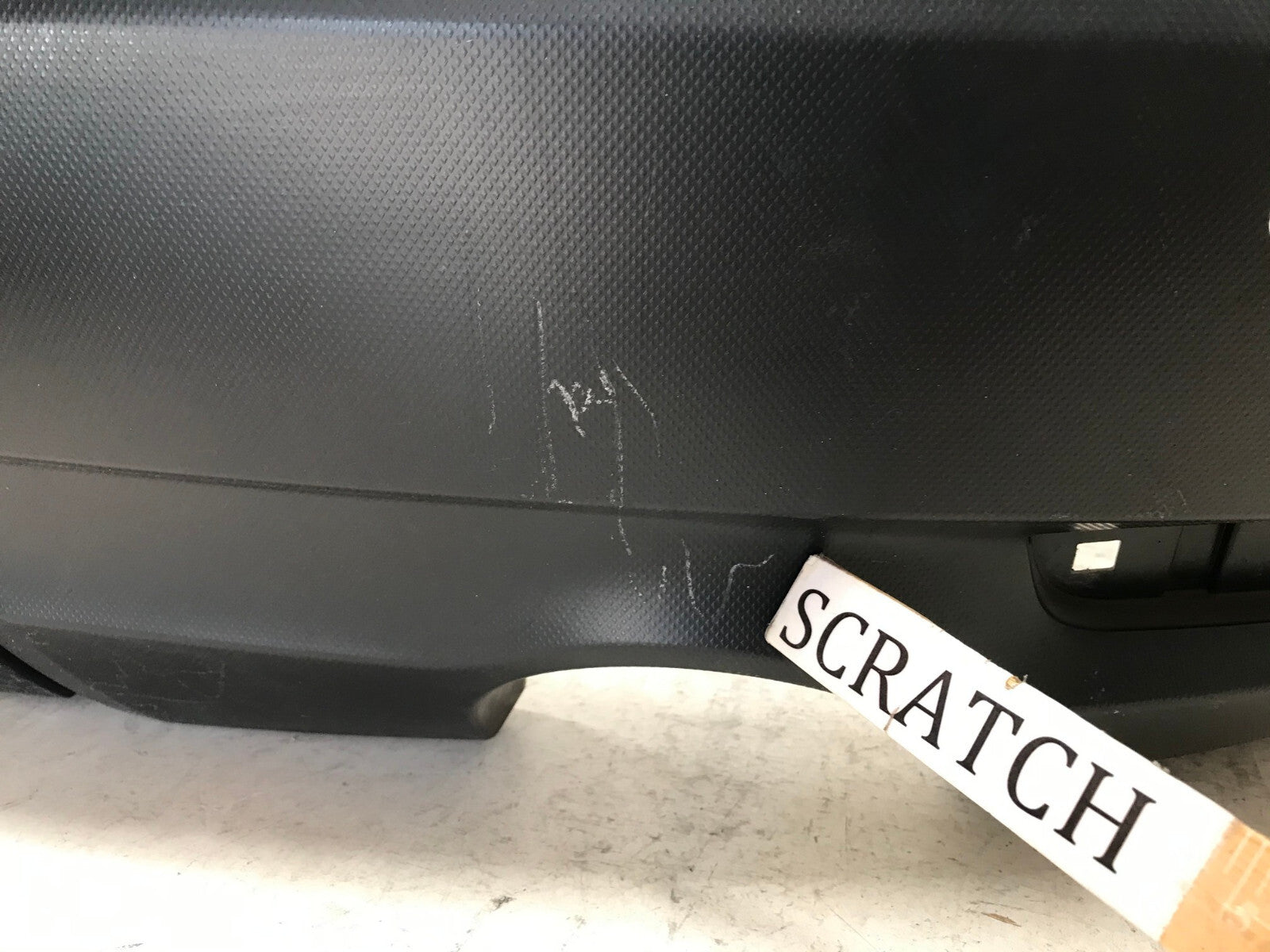 Rear Bumper Cover Black 2019-2022 Subaru Ascent Base/Premium w/Sensor Holes OEM