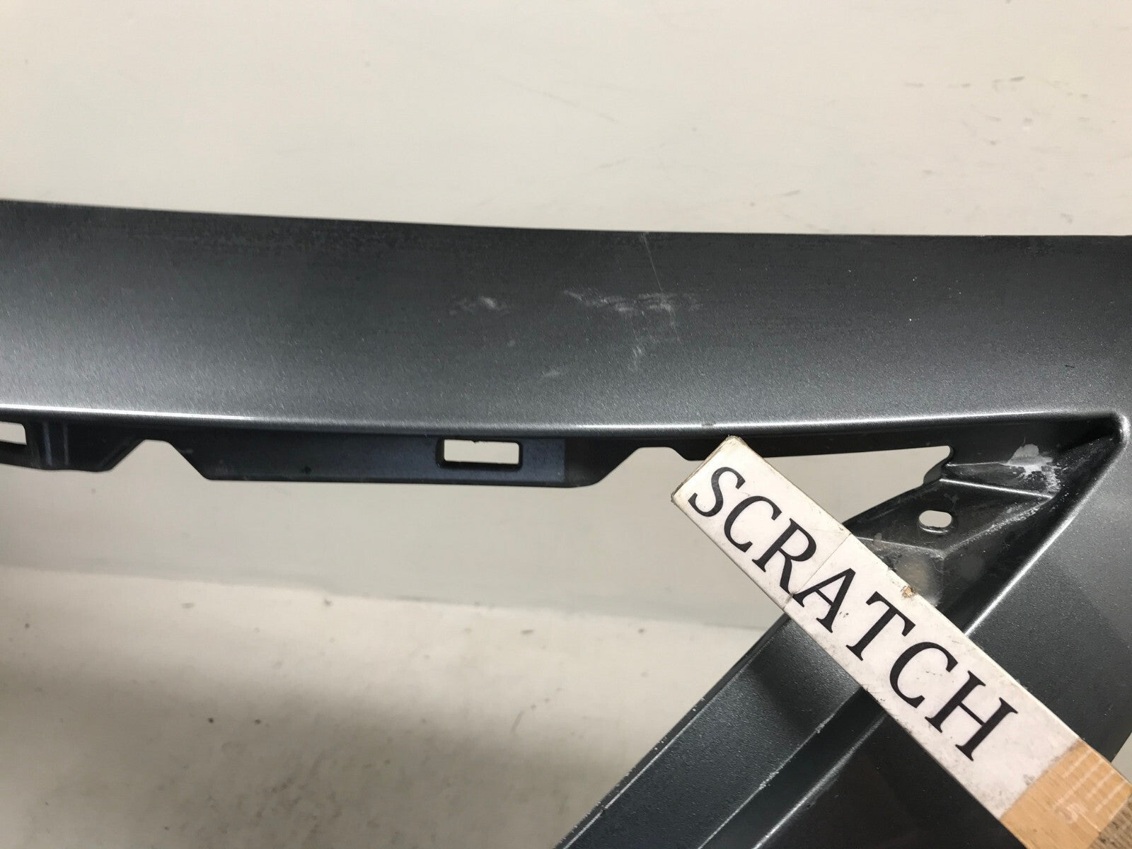 Front Bumper Cover Gray 2015-2019 Nissan Versa CAPA