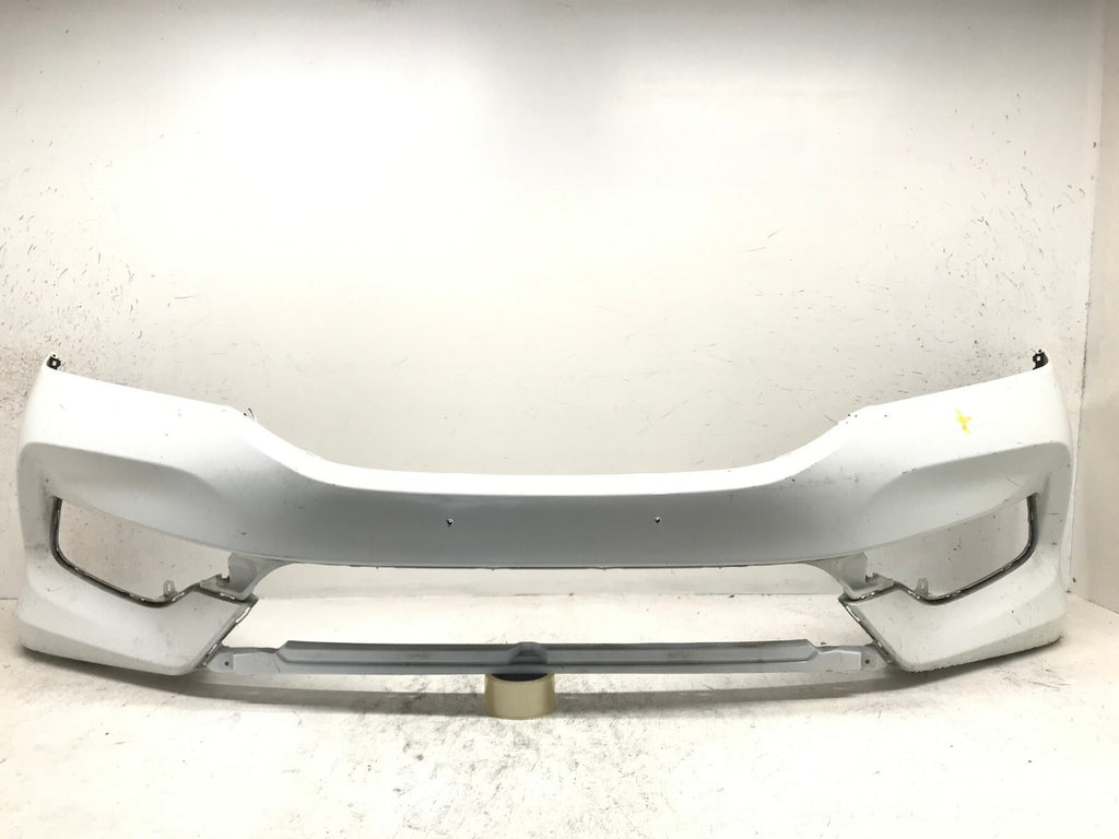Front Bumper Cover White Honda Accord EX LX EX L Sport Touring Hybrid 13-15 OEM