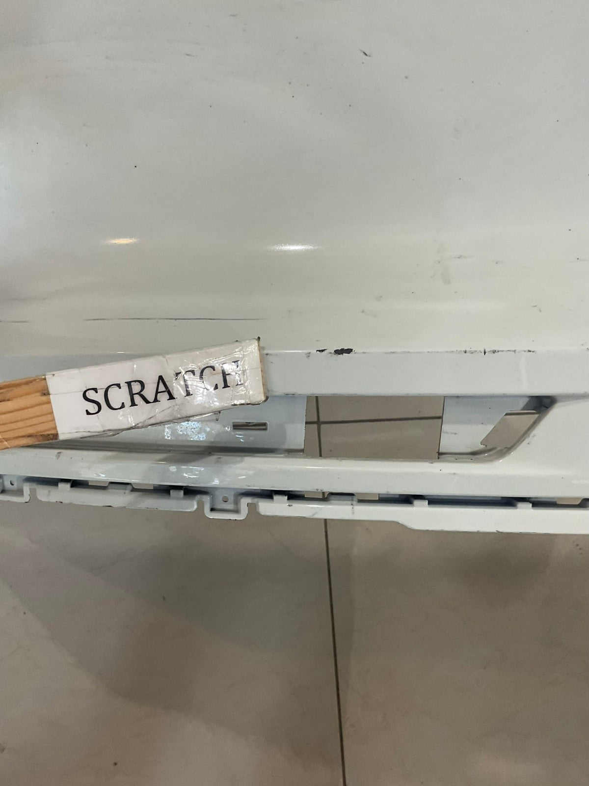 Rear Bumper LOCAL White 2019 Porsche Macan 971+807+421 OEM