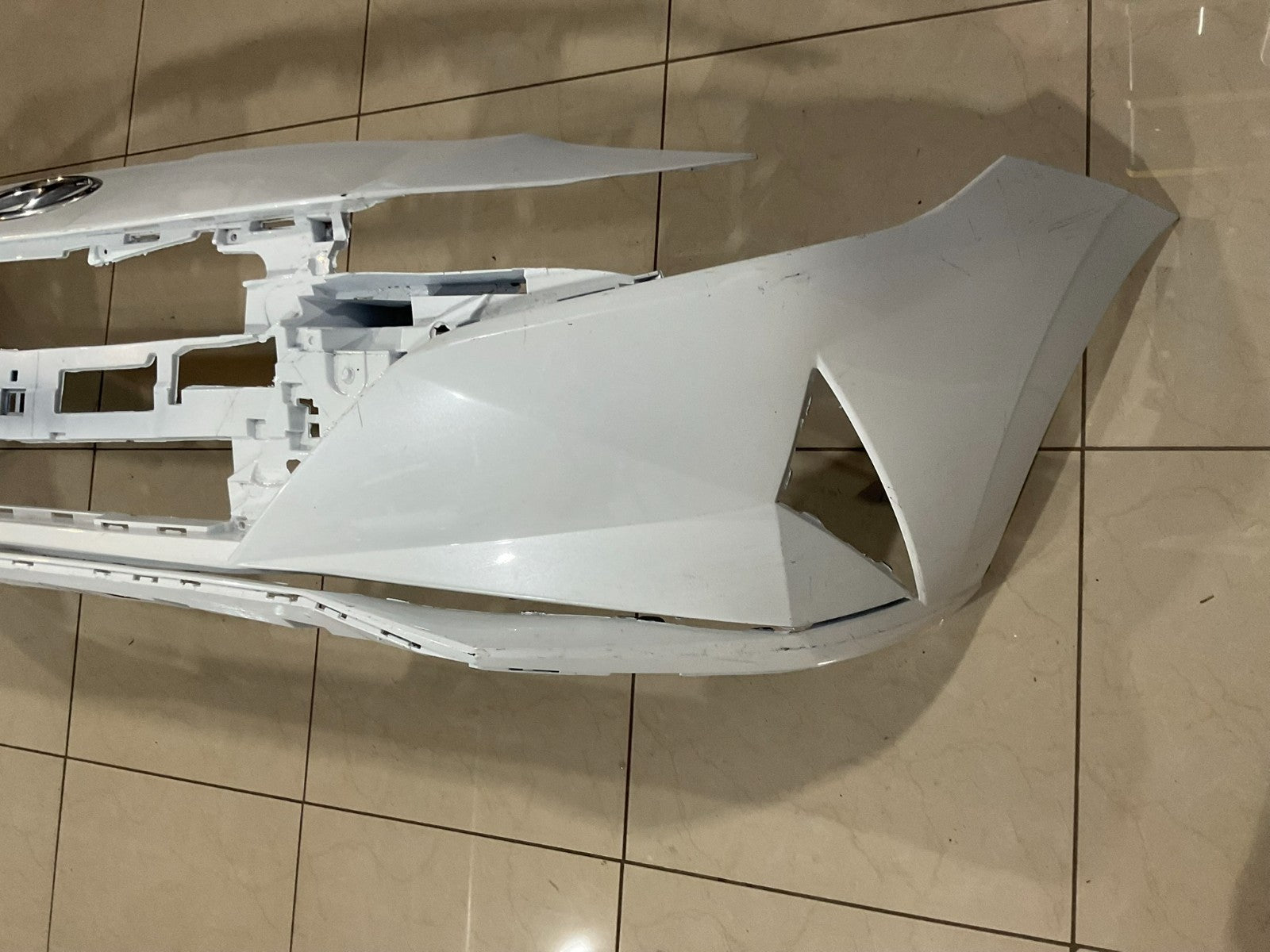 Front Bumper Cover White 2021 2022 2023 Hyundai Elantra Sedan CAPA