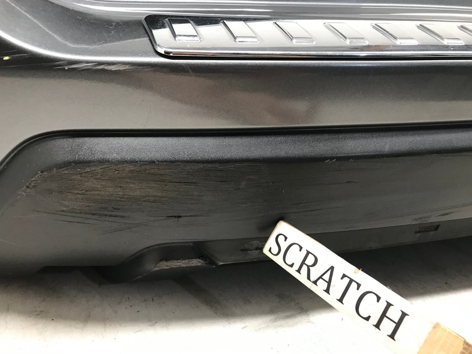 Rear Bumper Cover Gray Nissan Rogue S SL SV SV Hybrid 17 18 85022-6FL0H OEM