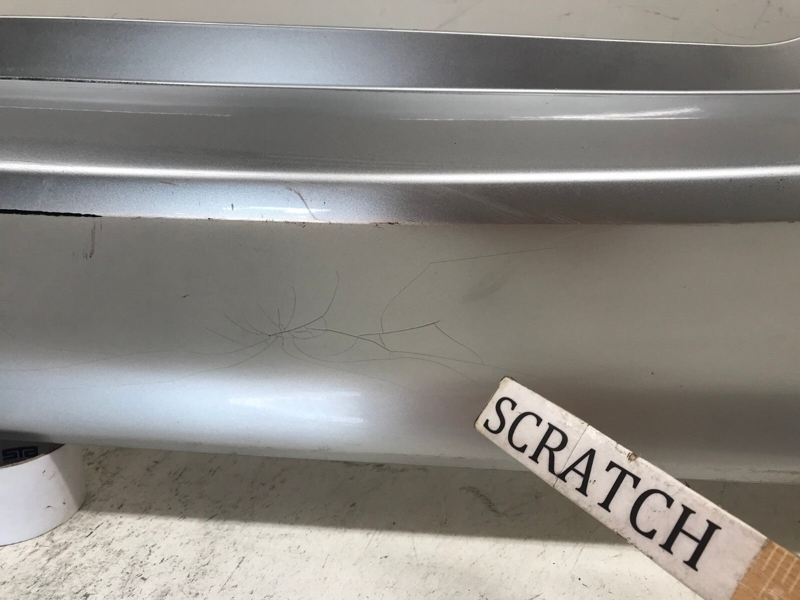 Rear Bumper Cover Silver 2012-2014 Ford Focus Hatchback BM5Z17K835CBPTM OEM