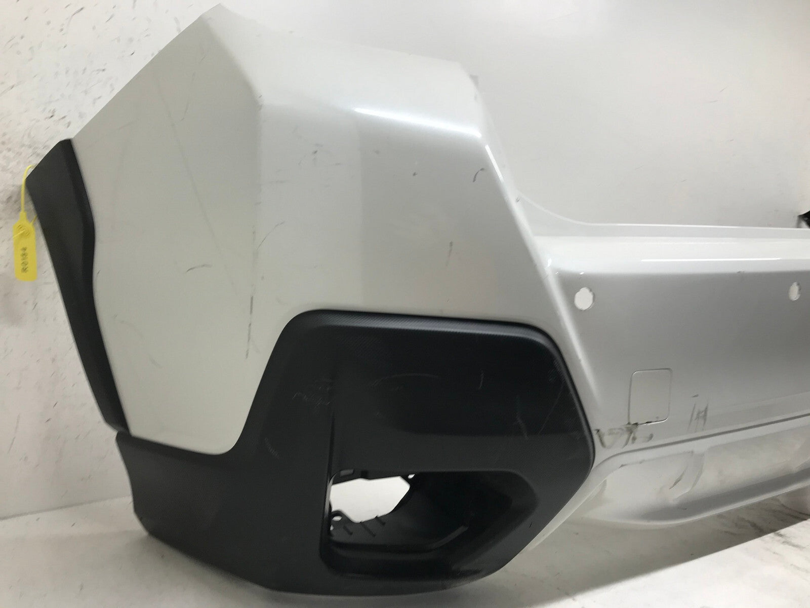 Rear Bumper Cover White 2018-2021 Subaru Crosstrek Base/Prem w/Sensor Holes OEM