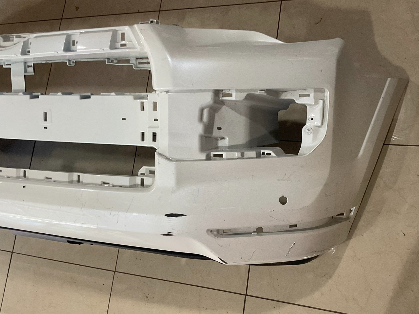 Front Bumper Cover White 2014-2023 Toyota 4Runner CAPA