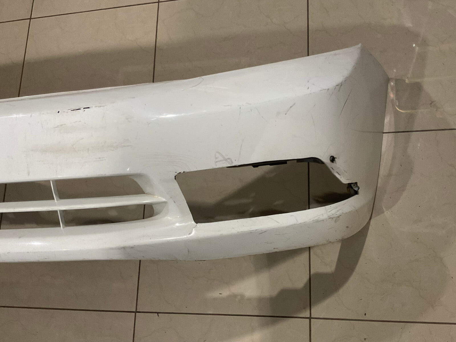 Front Bumper Cover White Honda Civic 2012 2013 71101+TR0+ZZ00 OEM