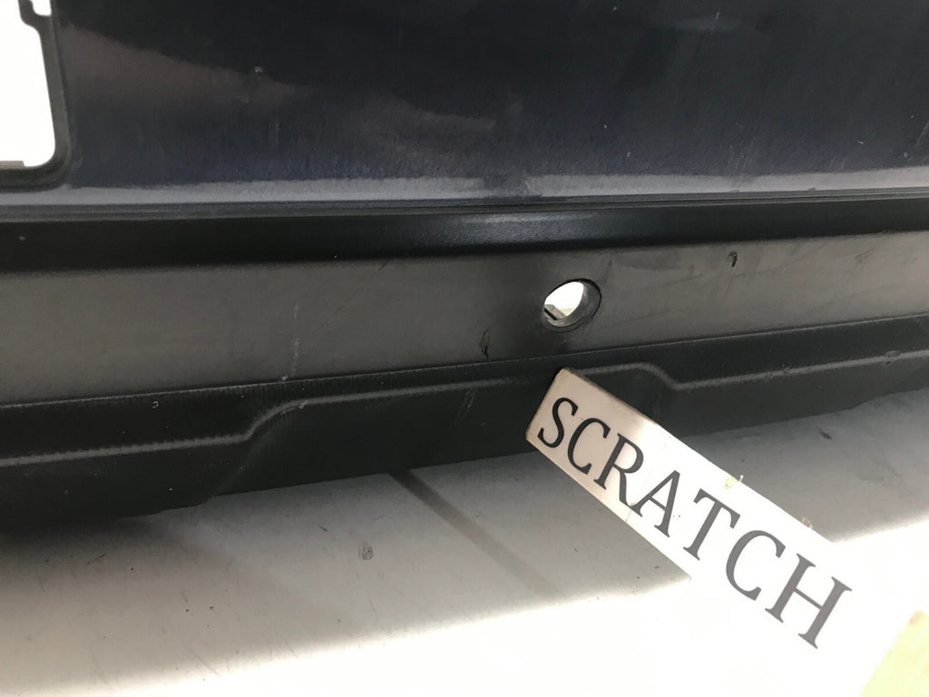 Rear Bumper Cover Blue Subaru Outback 2018 2019 w/Sensor Holes 57704AL18A OEM