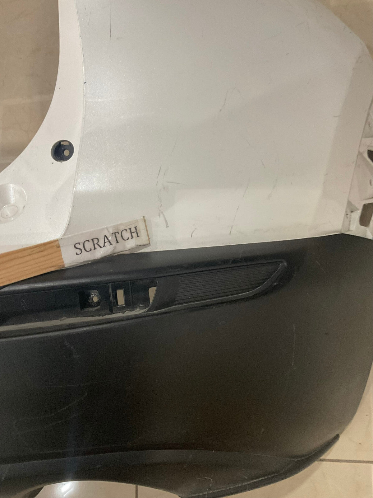 Rear Bumper Cover White Mazda CX 30 2020 DGH9-50221 OEM