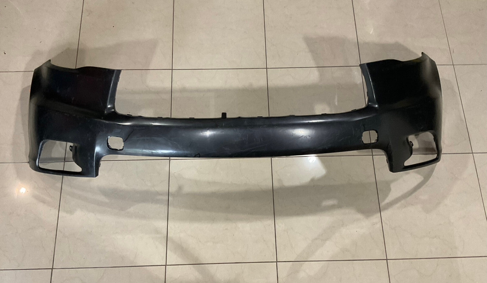 Front Bumper Cover Black 14-2016 Toyota Highlander XLE Limited 52119+0E230 OEM