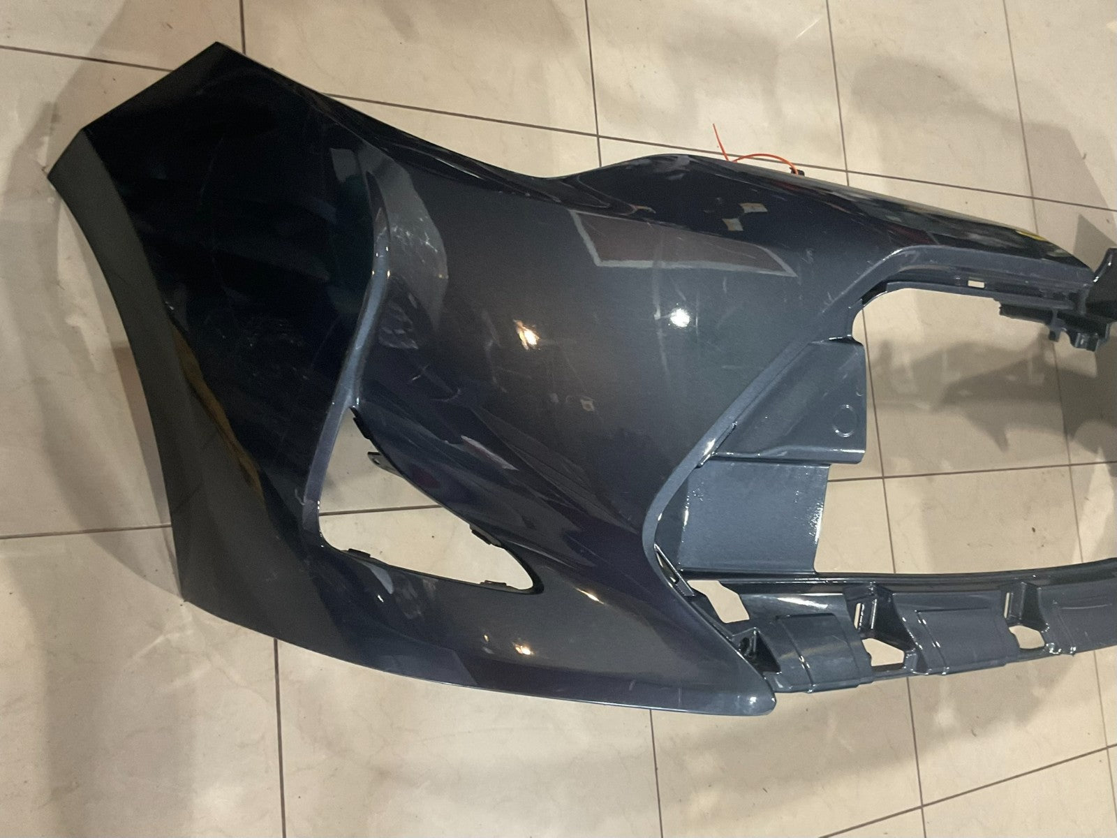 Front Bumper Cover Grey/Blue 2017-18 Toyota Corolla L/LE/Eco/XLE 52119+l2040 OEM
