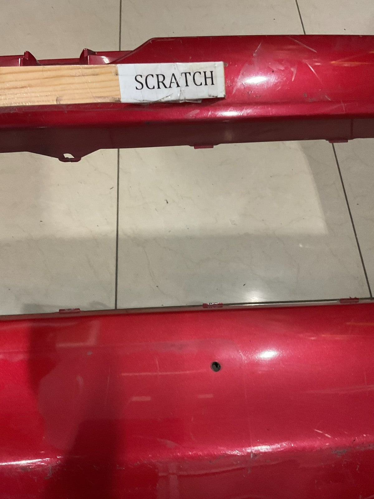 Front Bumper Cover Red 2014-2023 Toyota 4Runner SR5 Base 52119+35210 OEM