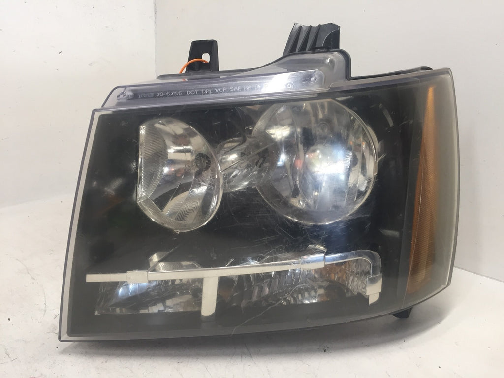 Headlight Damaged Headlamp LH Driver Chevy Tahoe Suburban Avalanche 07-2014 CAPA