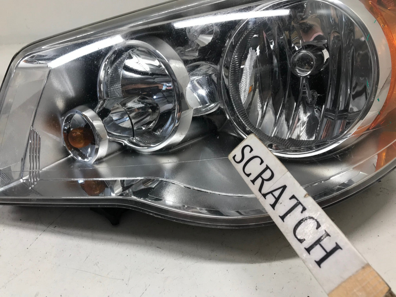 Halogen Headlight Damaged Driver LH Chrysler Town & C 2008-2016 05113337AG OEM