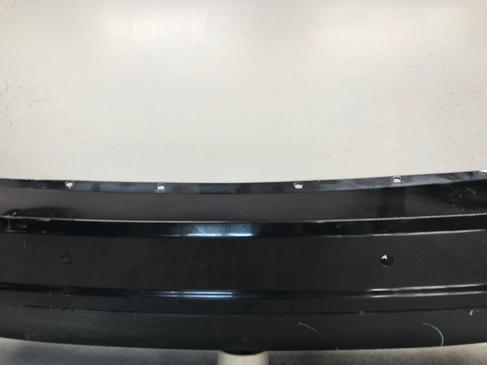 Rear Upper Bumper Cover Black 2011-2014 Ford Edge SE/SEL/Sport w/Sensr Holes OEM