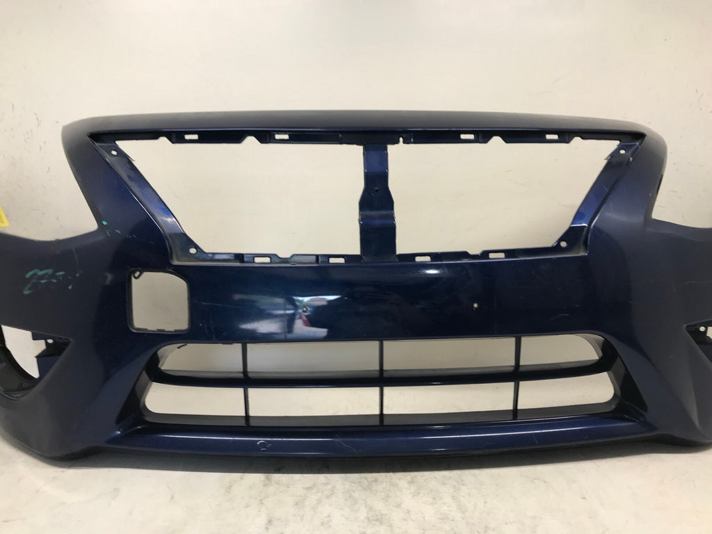 Front Bumper Cover Blue Nissan Versa 2015-2018 62022-9KM0H OEM
