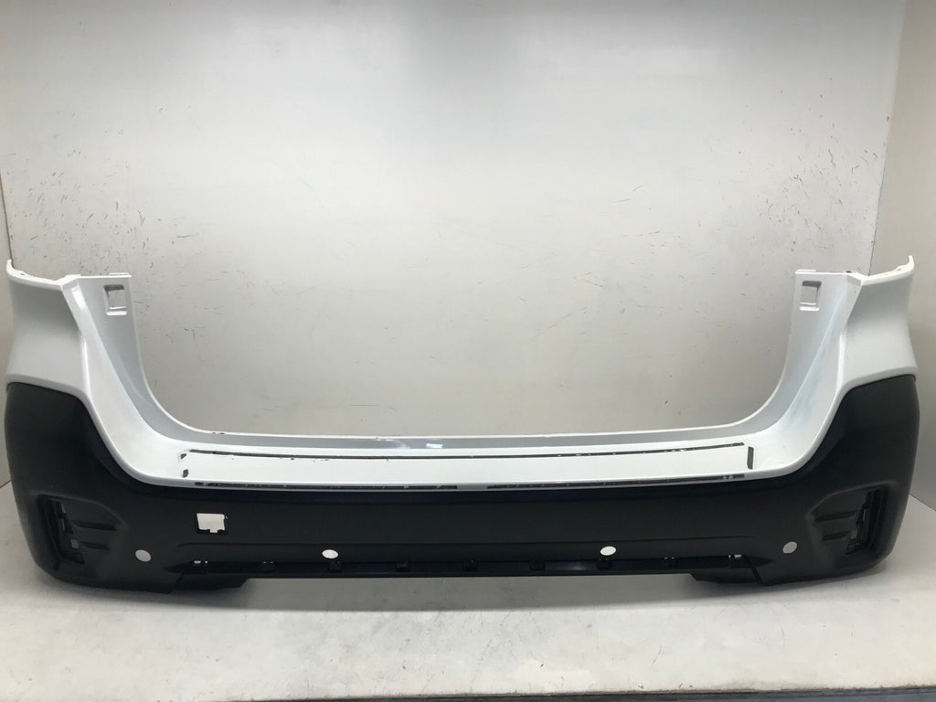 Rear Bumper Cover Subaru Outback w/Sensor Holes White 2020 57704AN31A OEM4