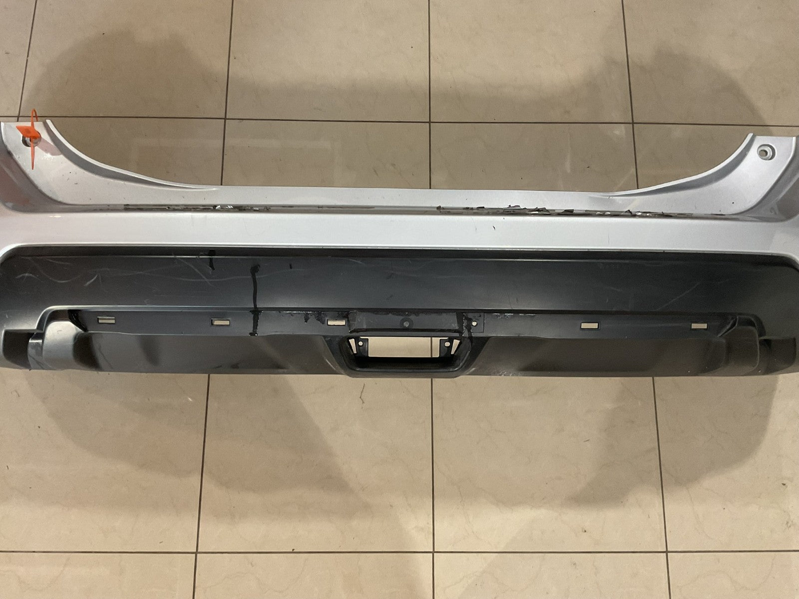 Rear Bumper Cover Silver 17 18 Nissan Rogue S SL SV SV Hybrid 85022+6FL0H OEM
