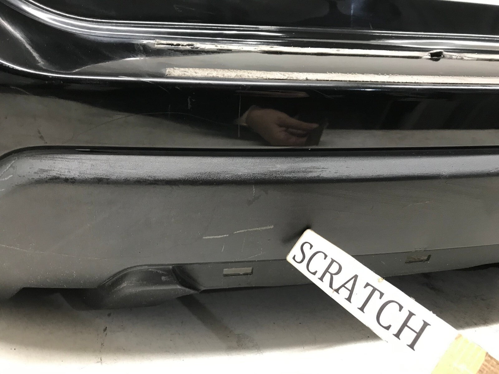 Rear Bumper Cover Black Nissan Rogue S SL SV Hybrid 17 18 85022-6FL0H OEM
