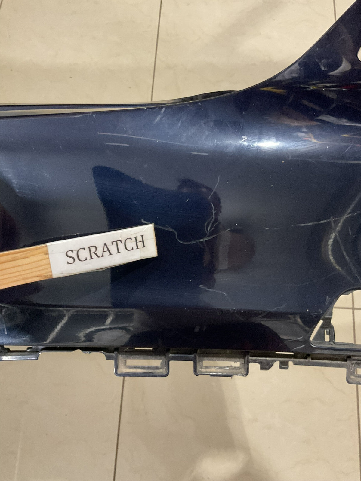 Rear Bumper Cover Blue 2015-2018 Mercedes W205 C300 Sedan W205+885+01+38 OEM