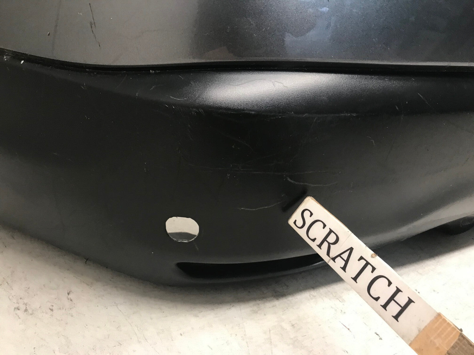 Rear Bumper Cover Gray Nissan Rogue Sport S SL SV w/Sensor Holes 85022-6MA0H OEM