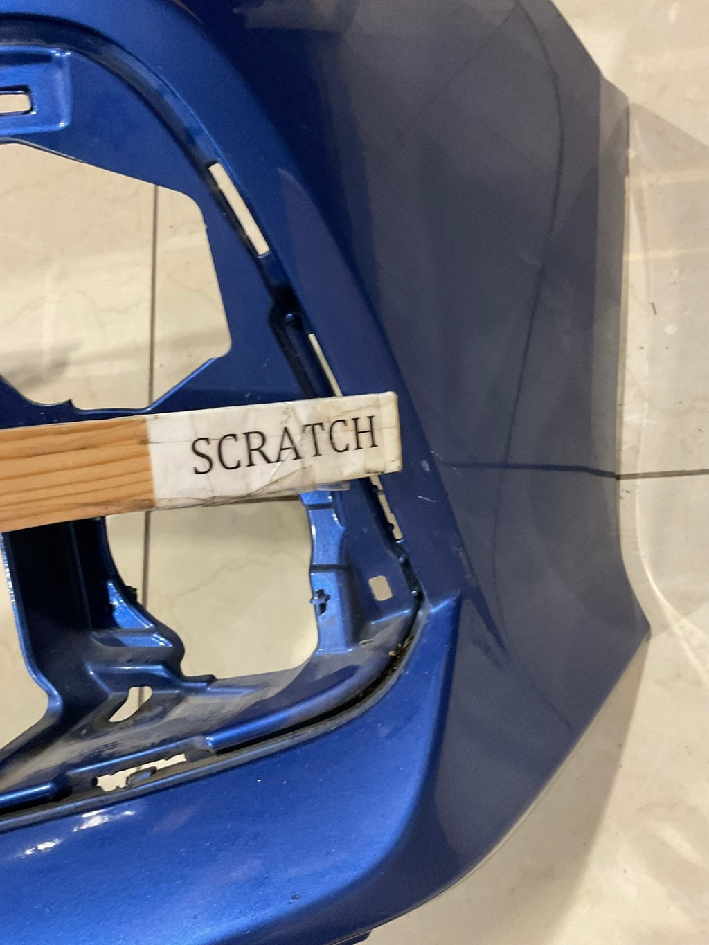 Front Bumper Cover Blue 2017-2019 Honda Civic Hatchback 71101+tg6+zz00 OEM