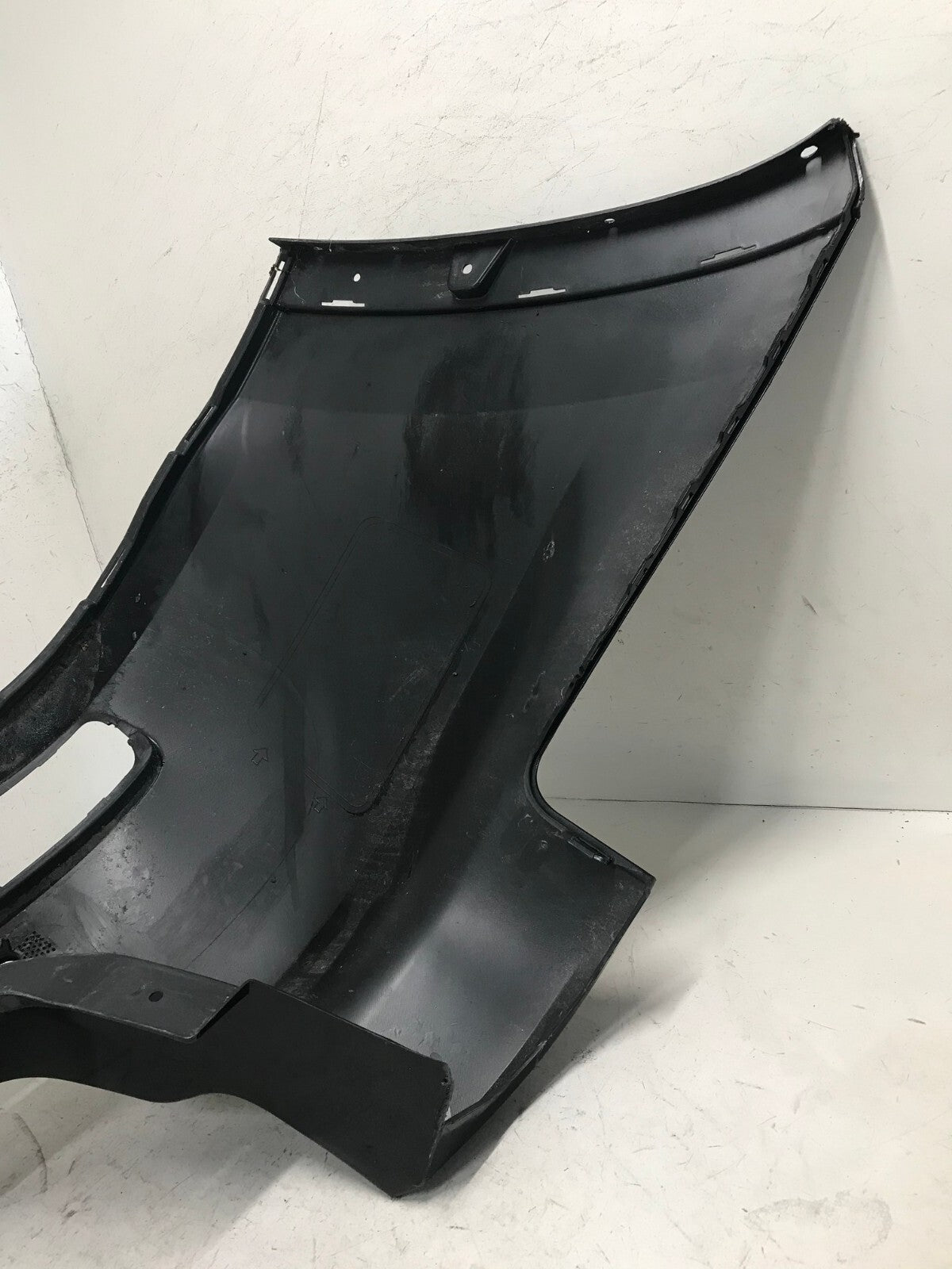 Rear Bumper Cover Black Jeep Grand Cherokee 11-18 w/Sensor Holes 1VQ65TZZAA OEM