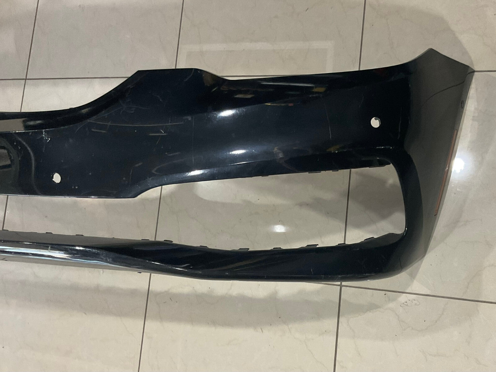Front Bumper Cover Black BMW 530 2017 2018 2019 2020 7385336 OEM
