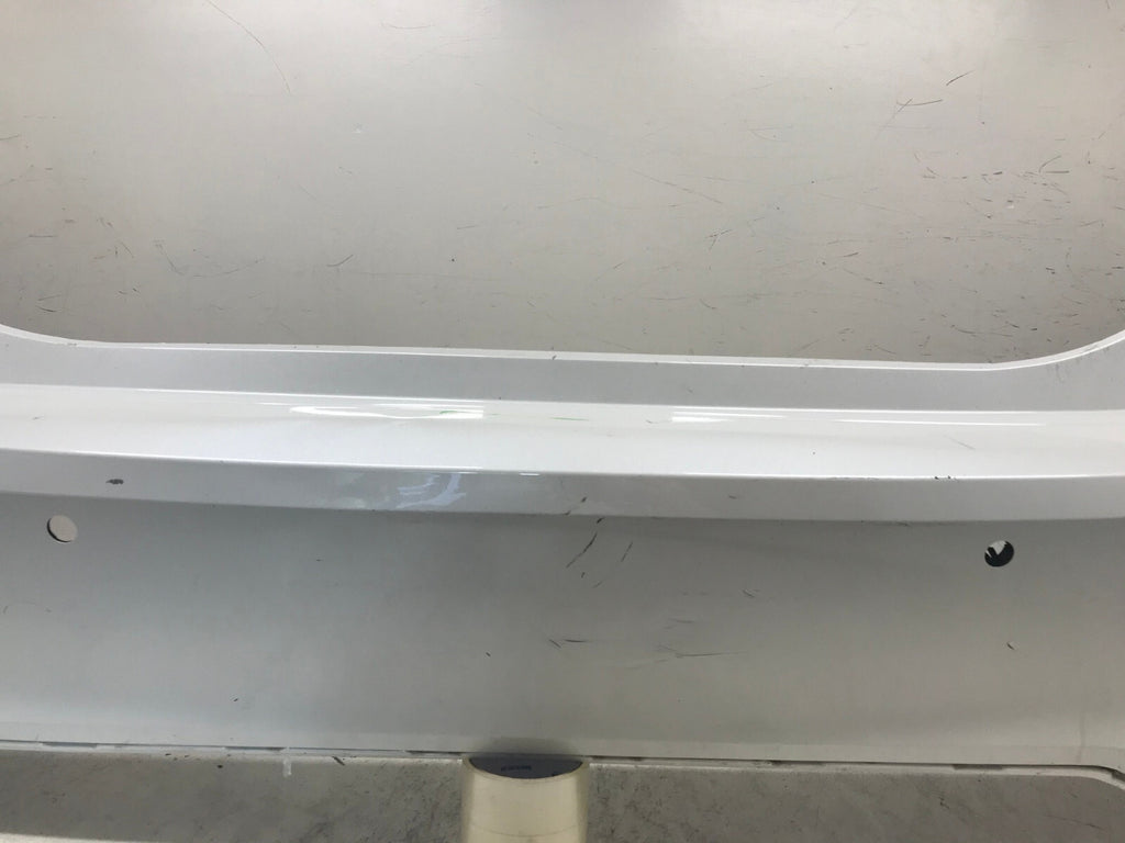 Rear Bumper Cover White 2022 2023 Honda Civic Hatchback w/Sensor Holes OEM