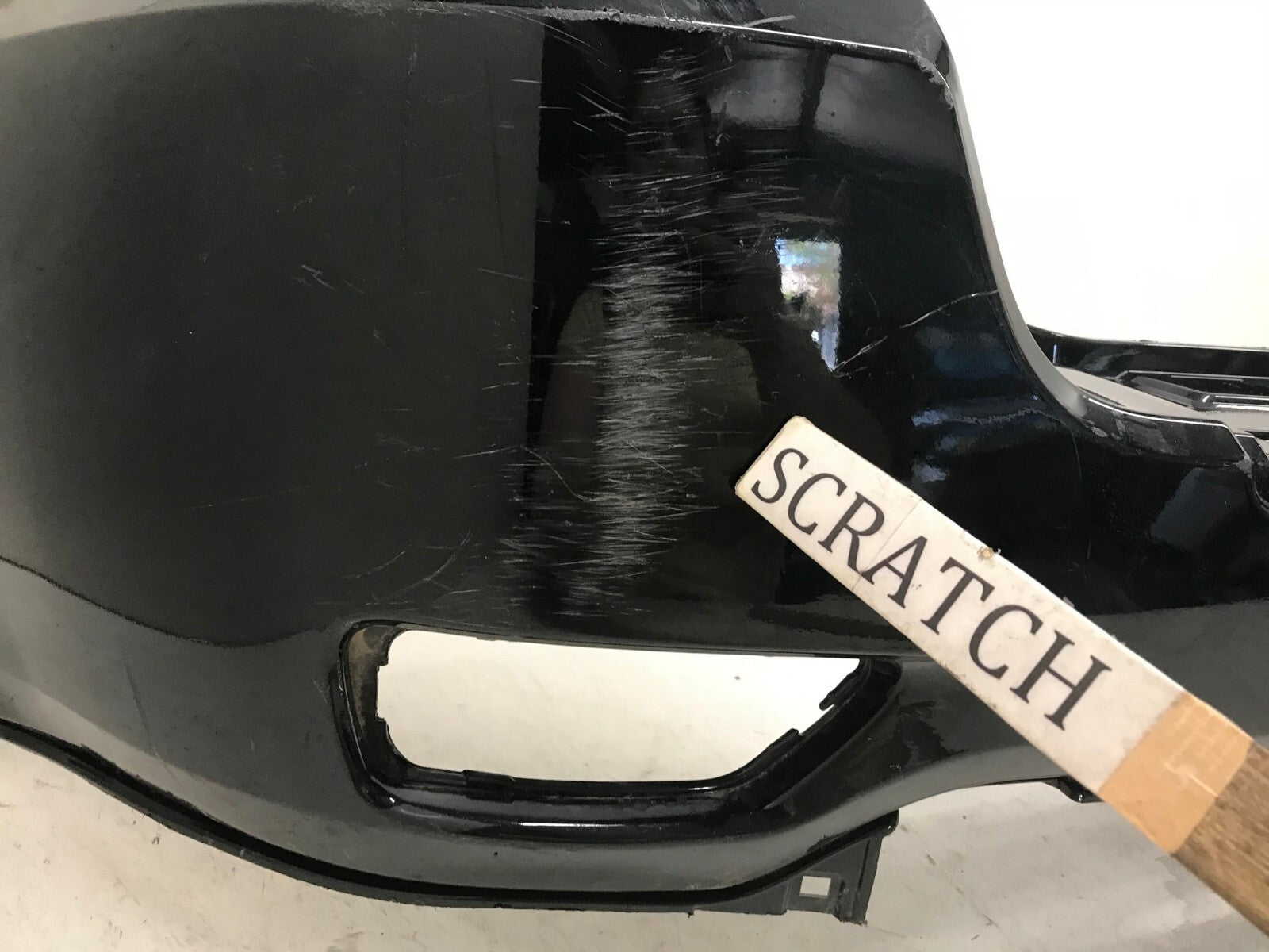 Rear Bumper Cover Black Jeep Grand Cherokee 11-18 w/Sensor Holes 1VQ65TZZAA OEM