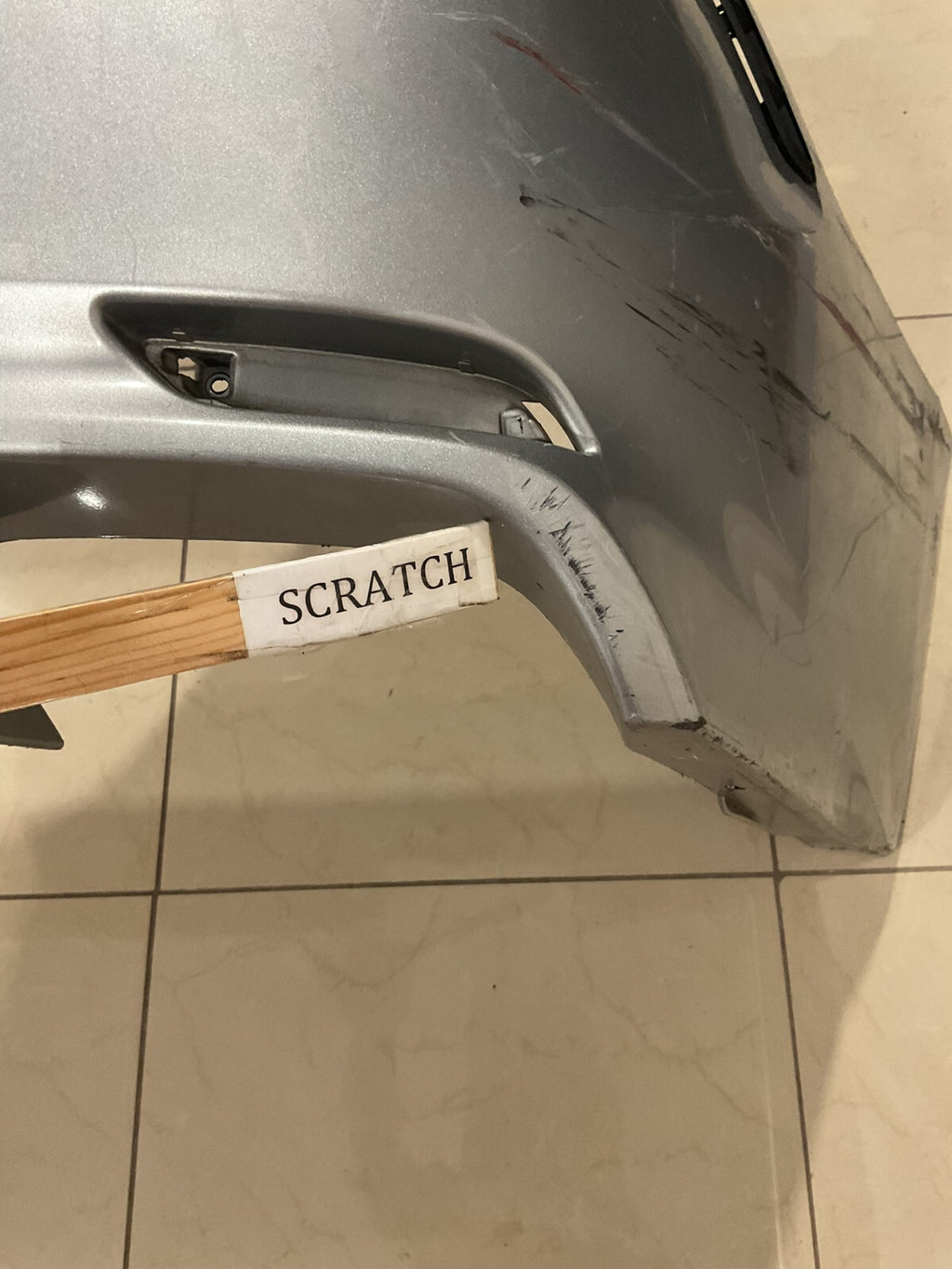 Rear Bumper Cover Silver Toyota Camry SE XSE Hybrid SE 2018-2019 52159+06B50 OEM