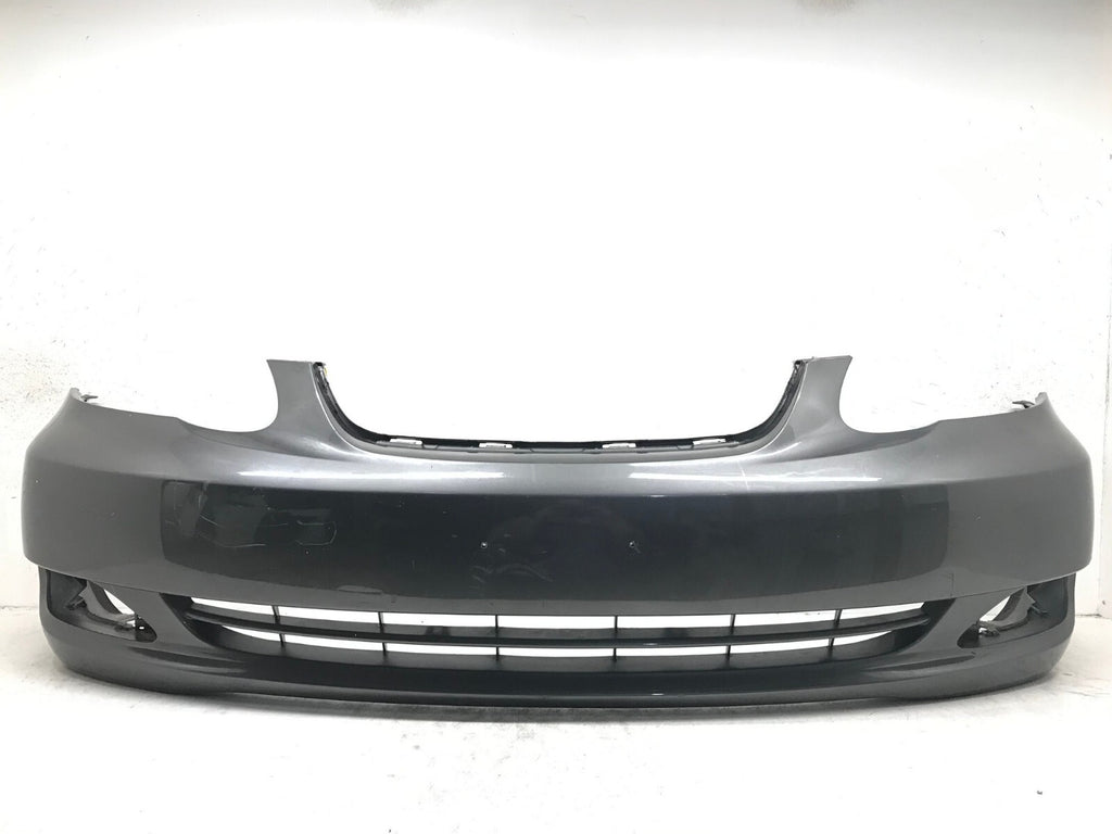 Front Bumper Cover Gray 2003-2004 Toyota Corolla CAPA