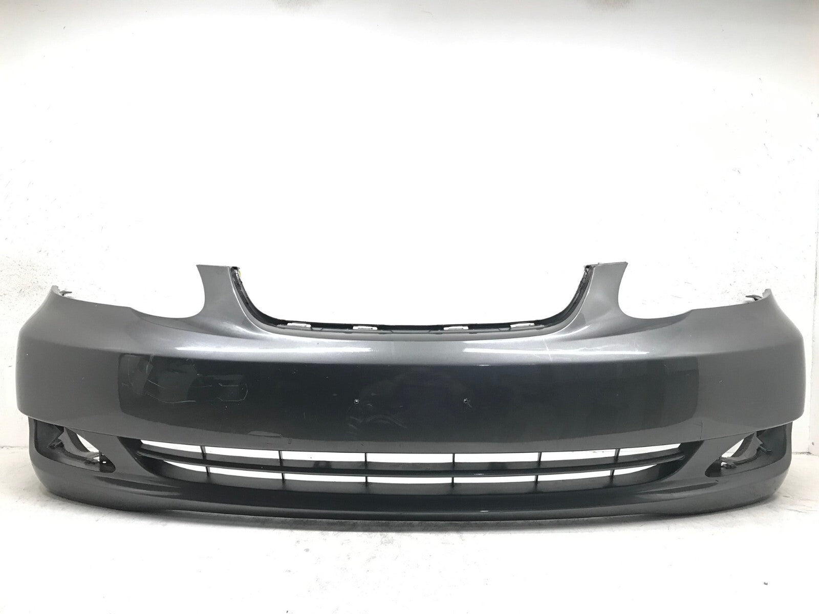 Front Bumper Cover Gray 2003-2004 Toyota Corolla CAPA