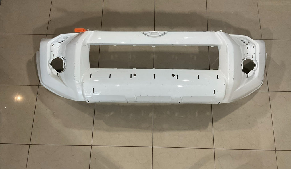 Front Bumper Cover White 2014-2023 Toyota 4Runner SR5 Base 52119+35210 OEM