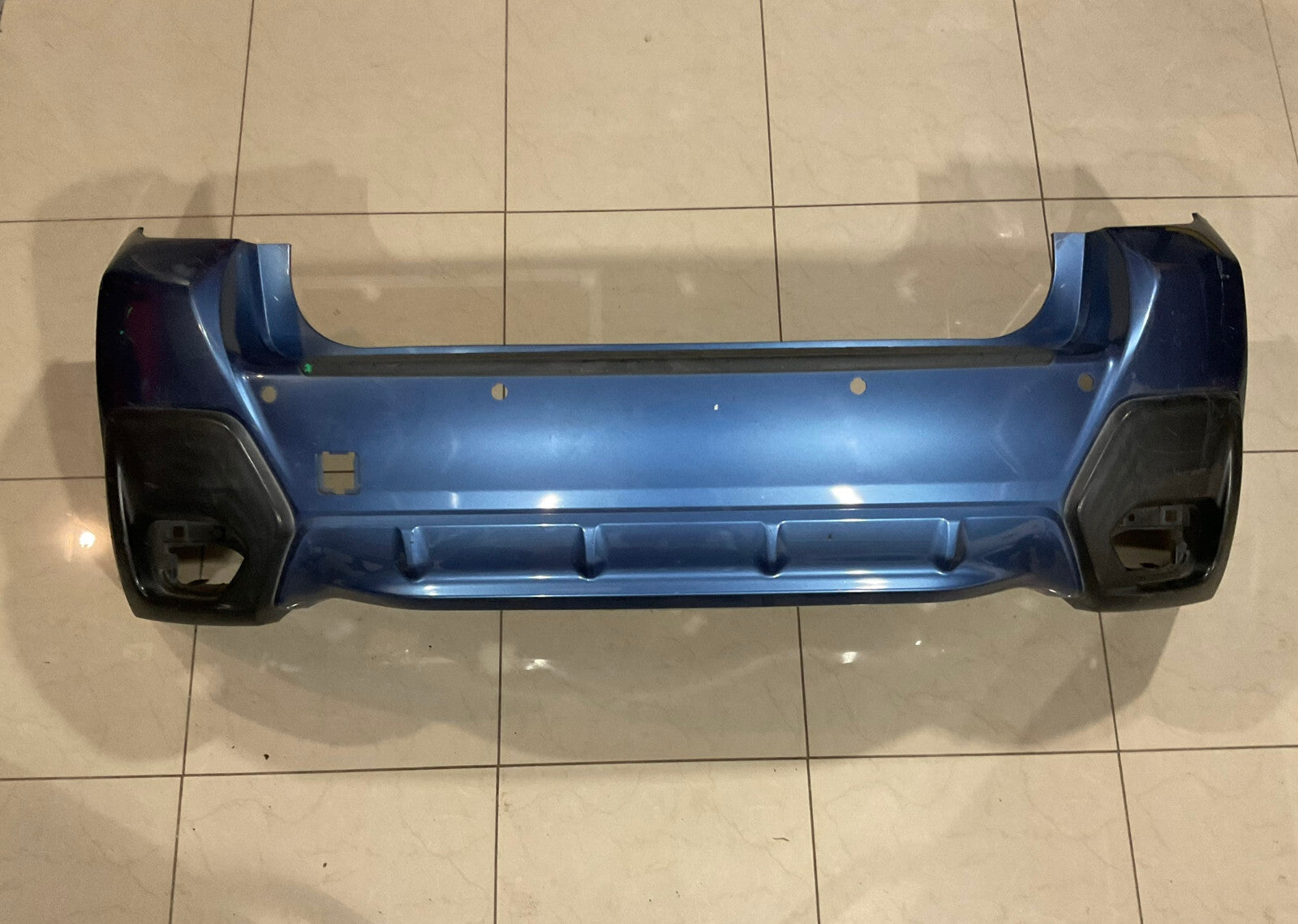 Rear Bumper Cover Blue Subaru CrossTrek 18 2019 57704FL250 OEM