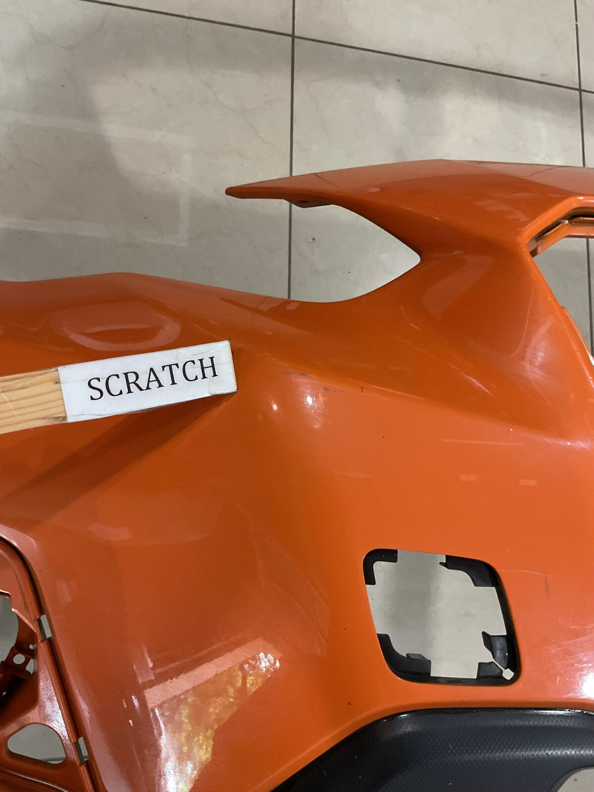 Front Bumper Cover Orange 2018-2020 Subaru Crosstrek 57704FL010 OEM