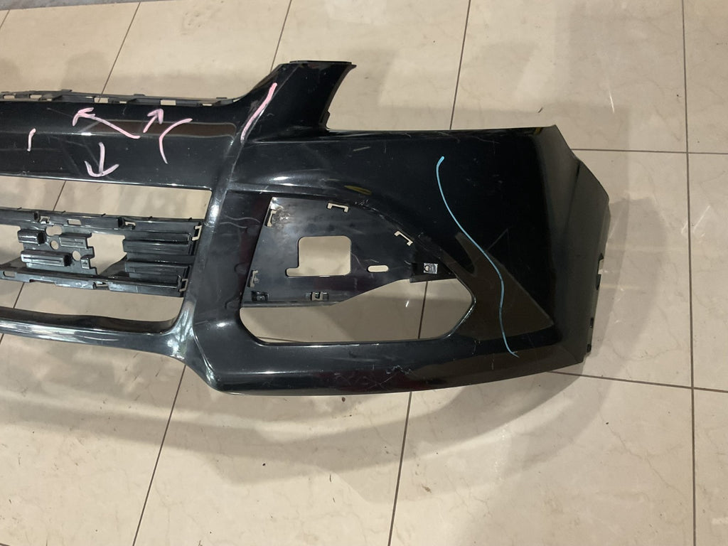 Front Bumper Cover Black 2013-2016 Ford Escape CAPA