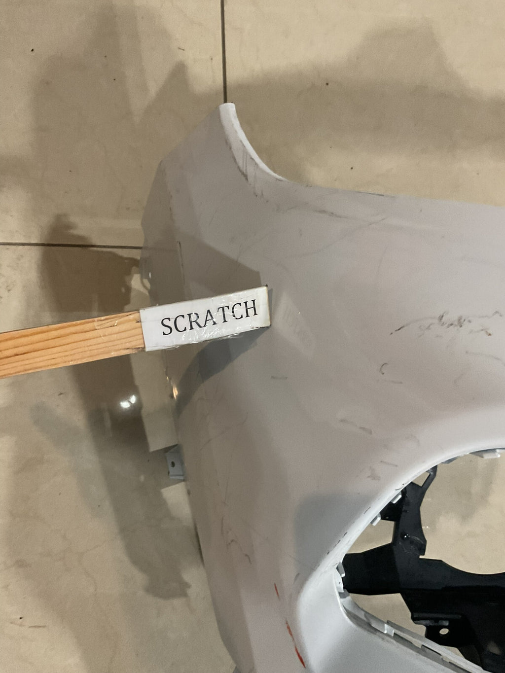 Front Bumper Cover White 2022-2023 Jeep Compass 6WQ70TRMA OEM