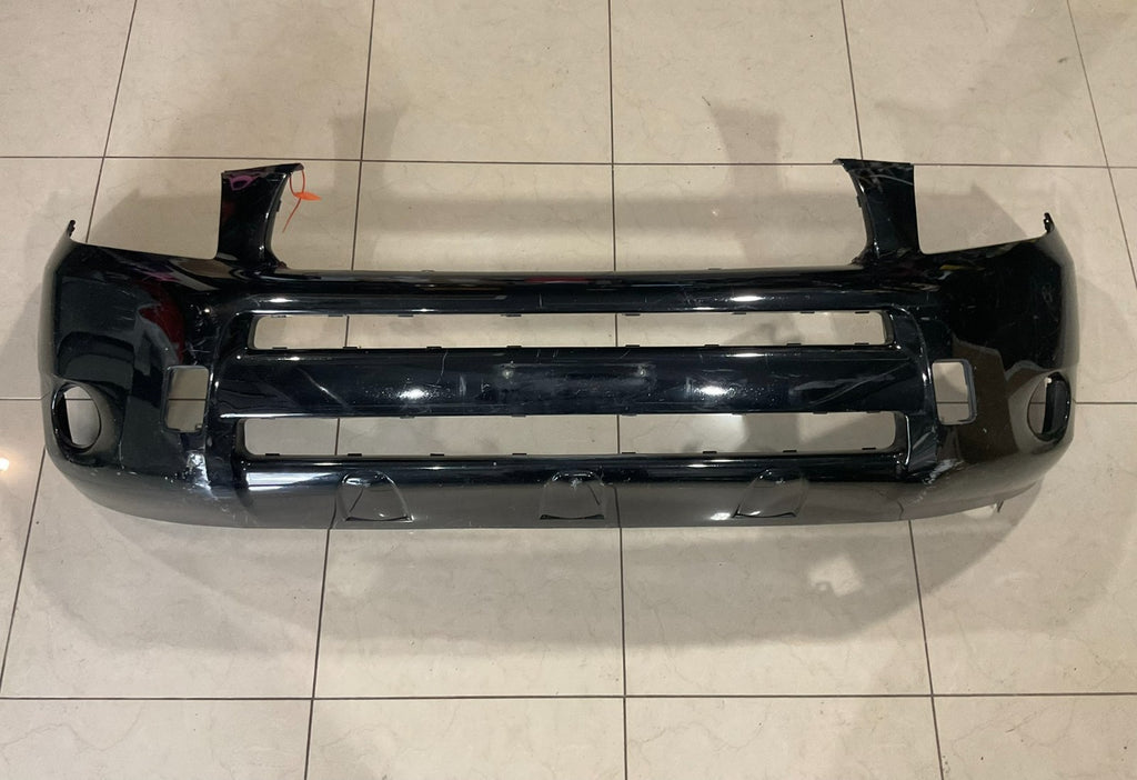 Front Bumper Cover Black 2009-2012 Toyota RAV4 52119+42971 OEM
