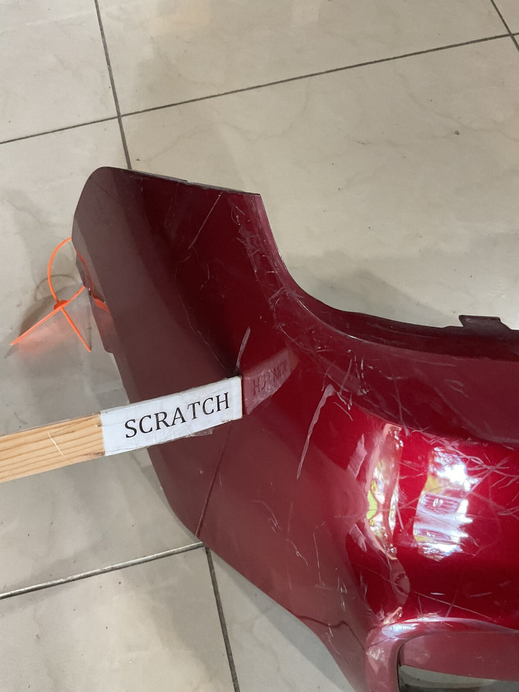 Rear Bumper Cover Red 2017-2021 Chevrolet Chevy Trax 42392745 OEM