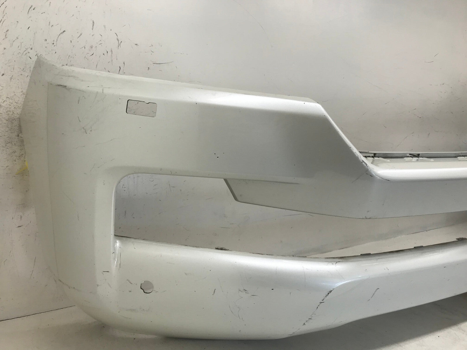 Front Bumper Cover Toyota Land Cruiser Base w/Sensor Holes White 2016-2017 OEM