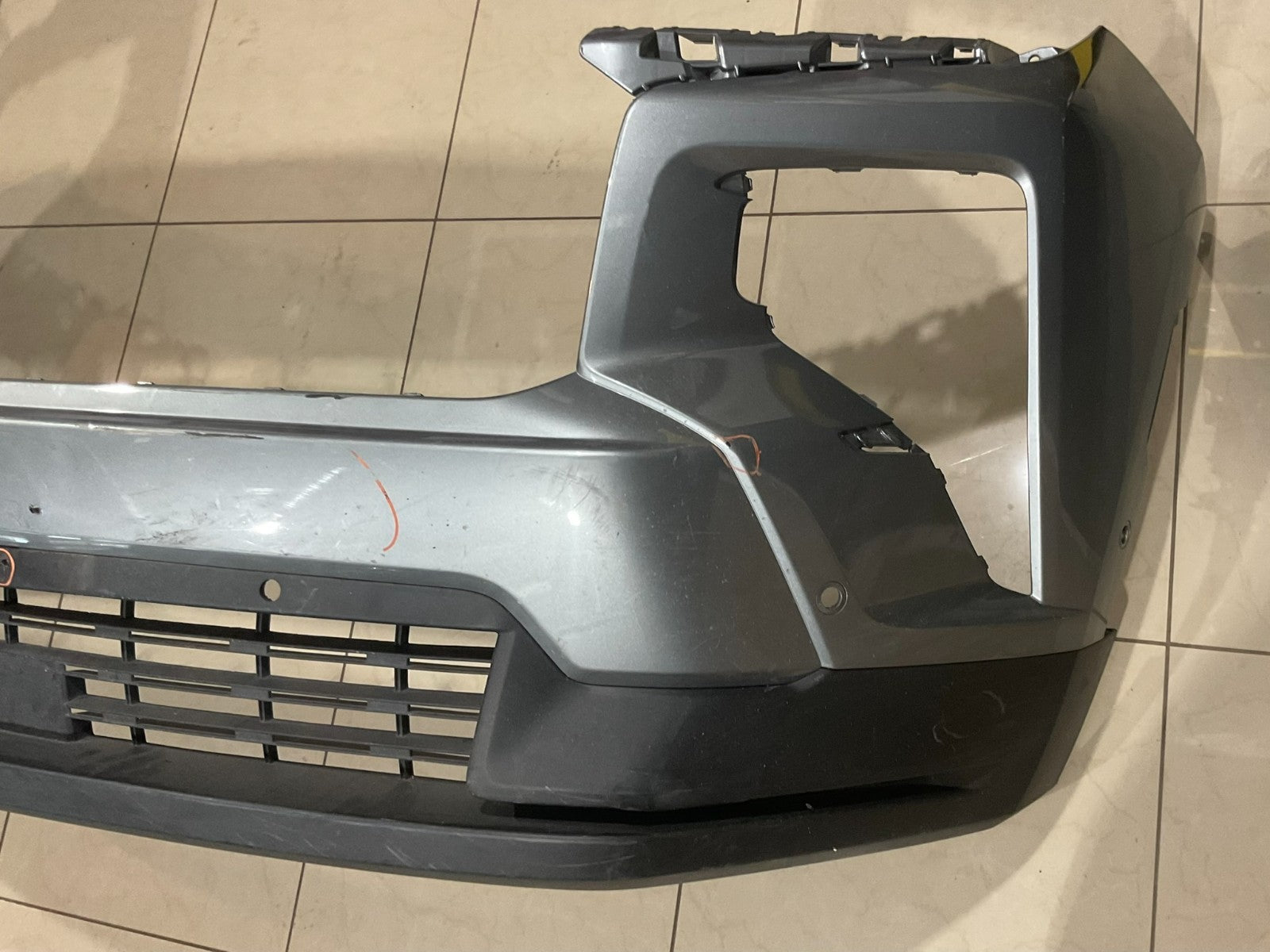 Front Bumper Cover Grey Chevrolet Traverse 2025 CAPA