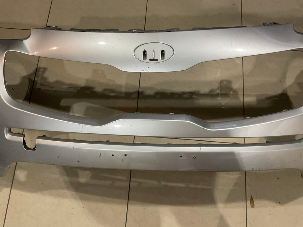 Front Bumper Cover Silver 2017-2019 Kia Sportage CAPA