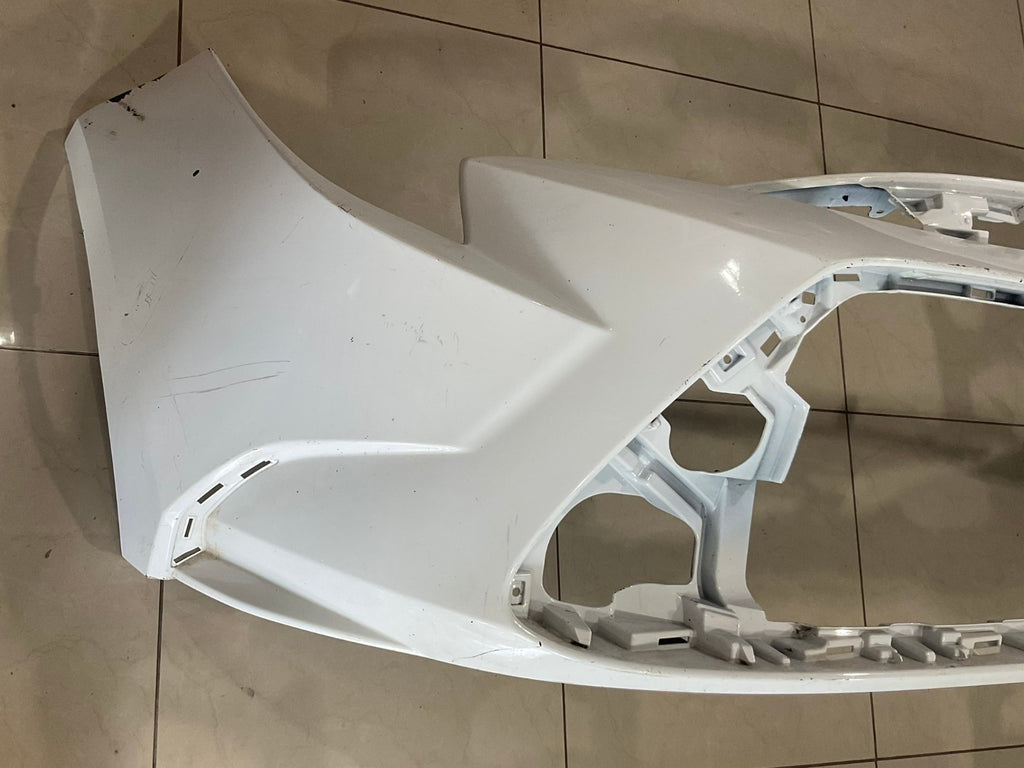Front Bumper Cover White 2020-2022 Toyota Corolla L LE XLE CAPA