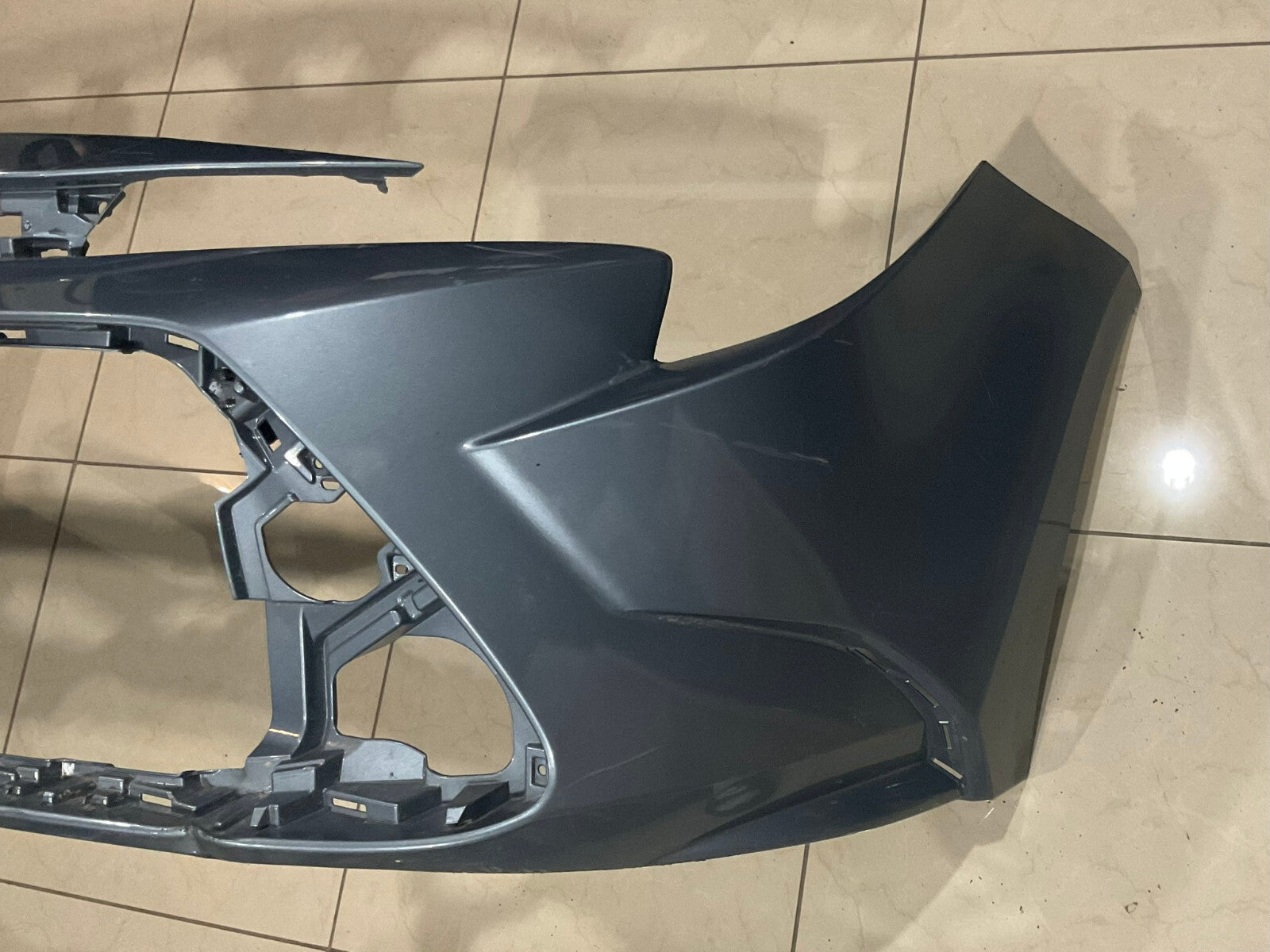 Front Bumper Cover Grey 2020-2021 Toyota Corolla CAPA