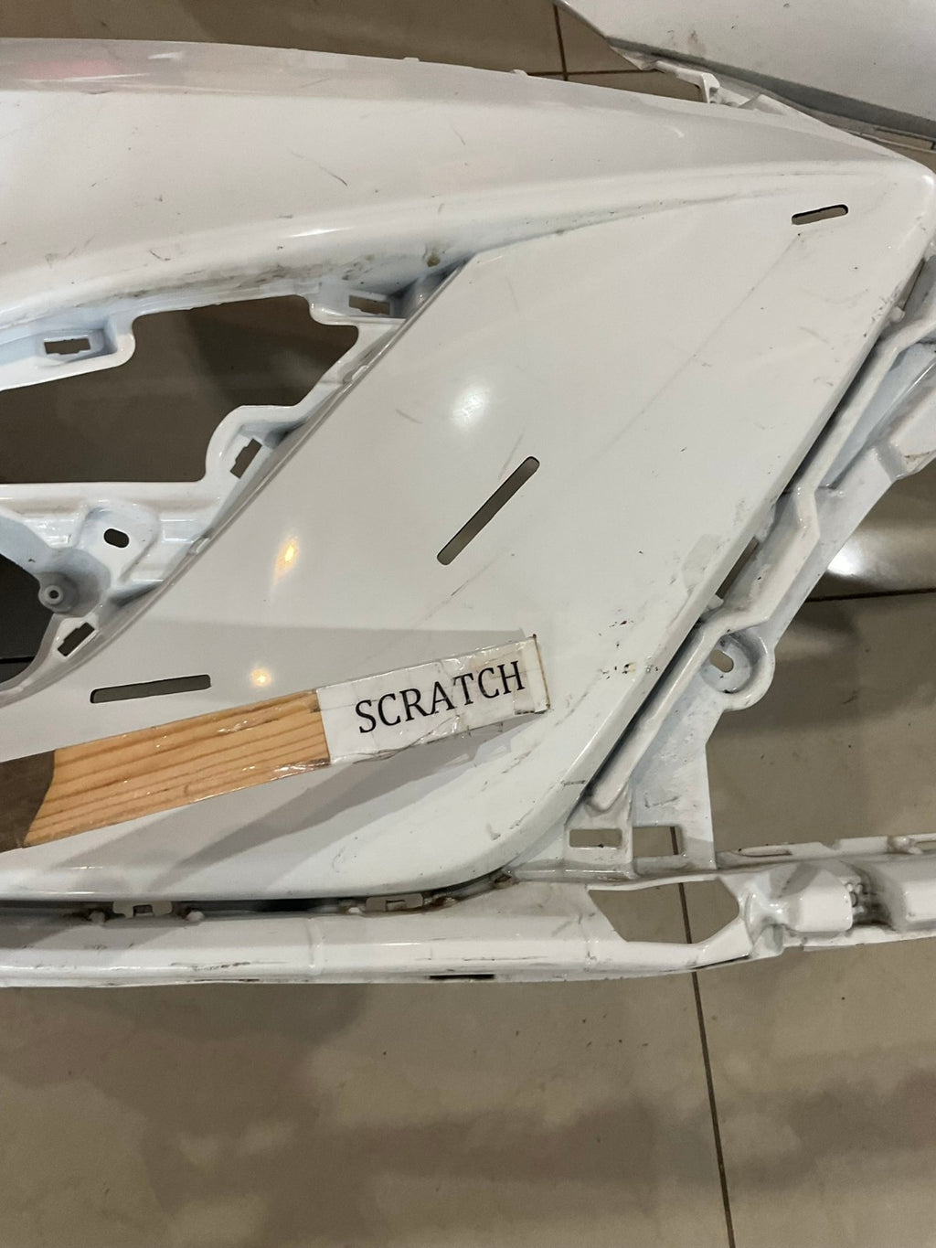 Front Bumper Cover White 2018-2020 Toyota Camry SE XSE 52119+06E20 OEM