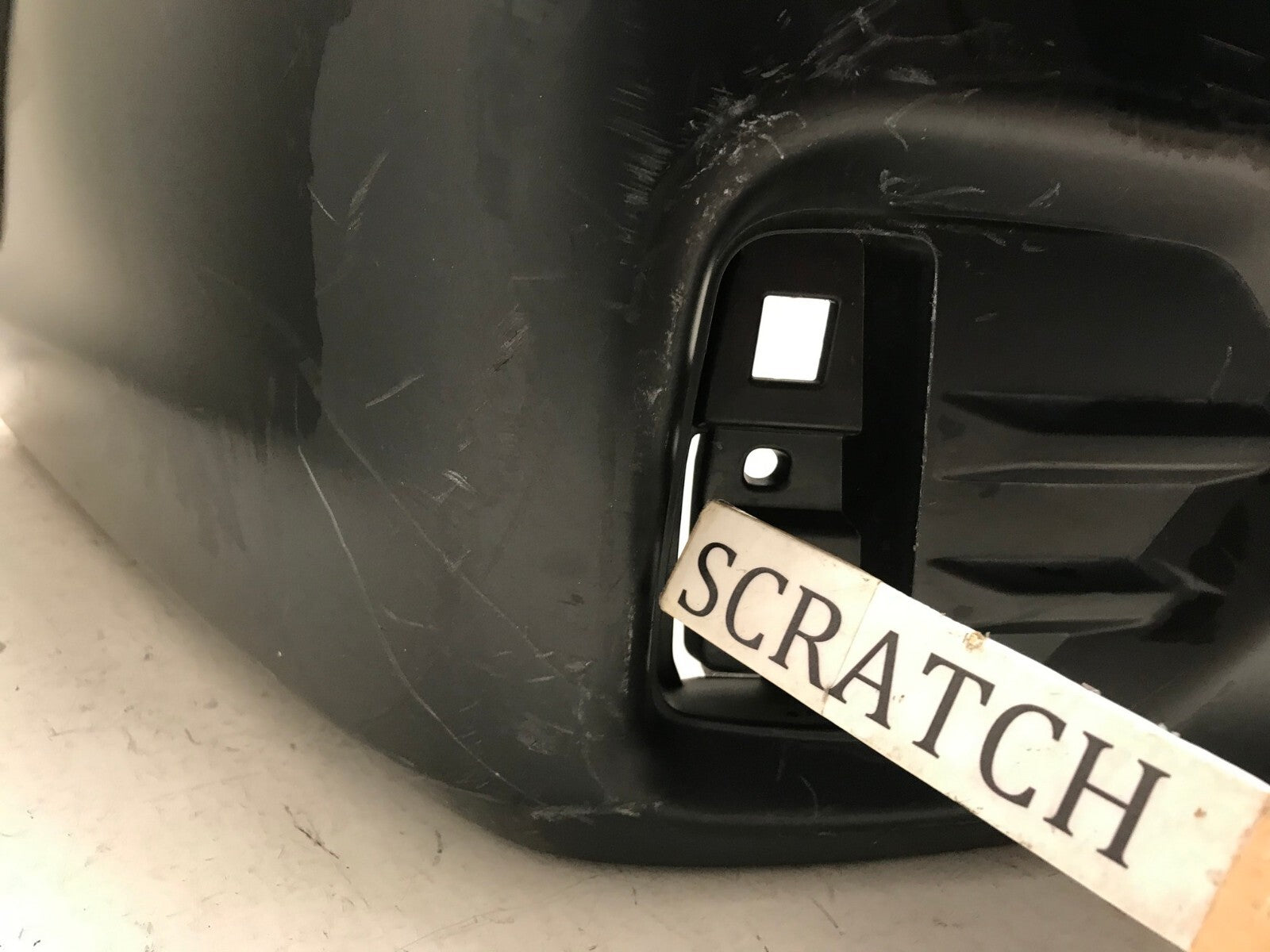 Rear Bumper Cover White Subaru Outback 2020 w/Sensor Holes 57704AN31A OEM