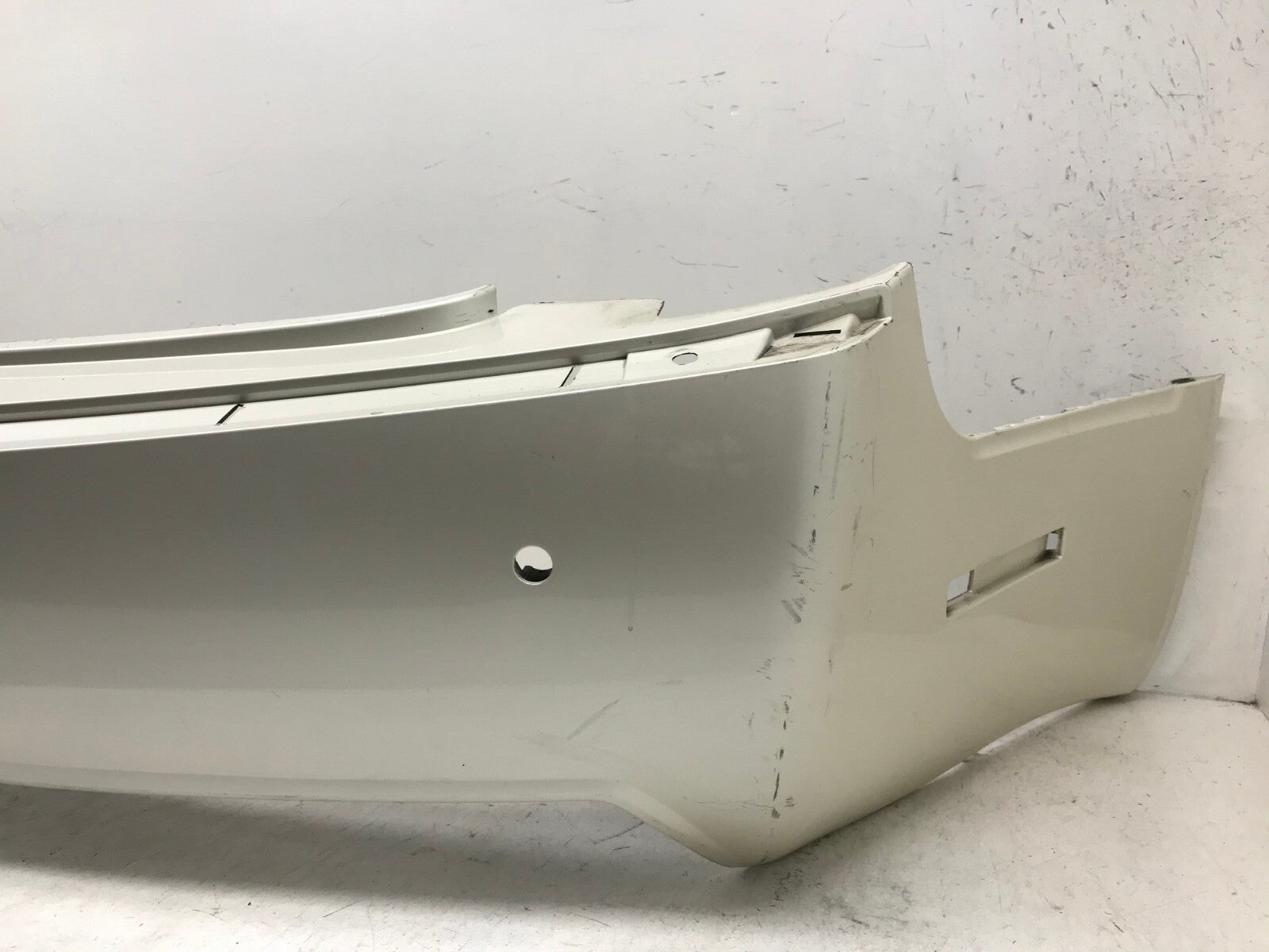 Rear Bumper Cover Cadillac CTS Sedan w/Sensor Holes 08-13 15264301-02 OEM2